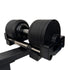 Verstelbare dumbbellset t/m 20 kg inclusief opbergrek