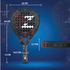 EZRIO SPORTS Diamant Pro Padelracket Zwart Rood — 24K Carbon & Kevlar | 3D Sand | Aanvallend Spel