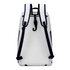 EZRIO SPORTS Padeltas Classic Wit Blauw — 40L | Waterdicht PU Leer | 2 Racketvakken