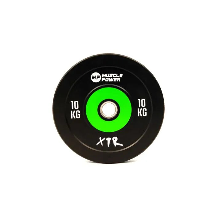 Muscle Power Bumper Plate Pro — 10 kg | Olympisch Rubber | MP866
