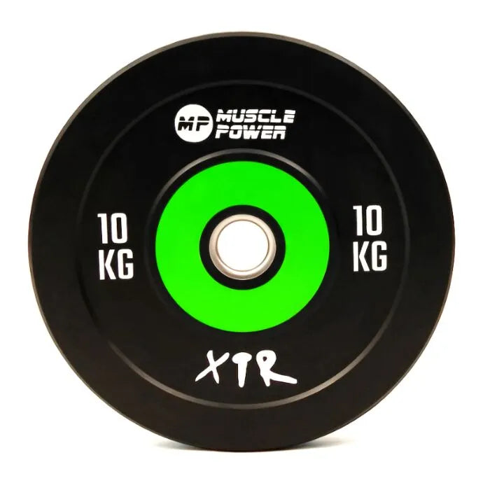 Muscle Power Bumper Plate Pro — 10 kg | Olympisch Rubber | MP866