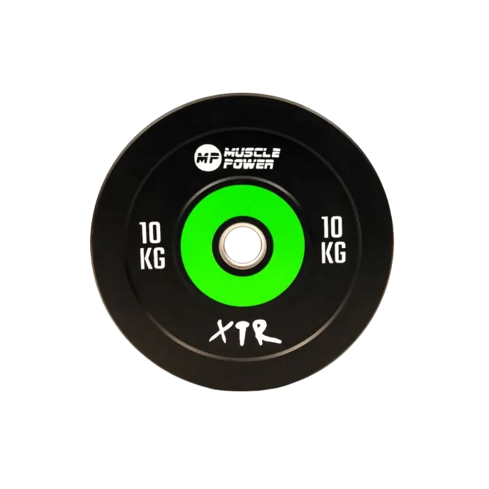 Muscle Power Bumper Plate Pro — 10 kg | Olympisch Rubber | MP866