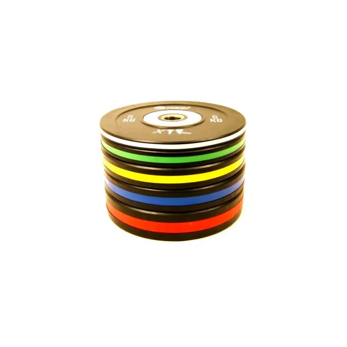 Muscle Power Bumper Plate Pro — Olympisch Rubber | 5 t/m 25 kg | MP866
