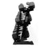 Muscle Power Dumbbellrek 3-laags — 160cm | Mat Zwart | Hexa & PU Dumbbells