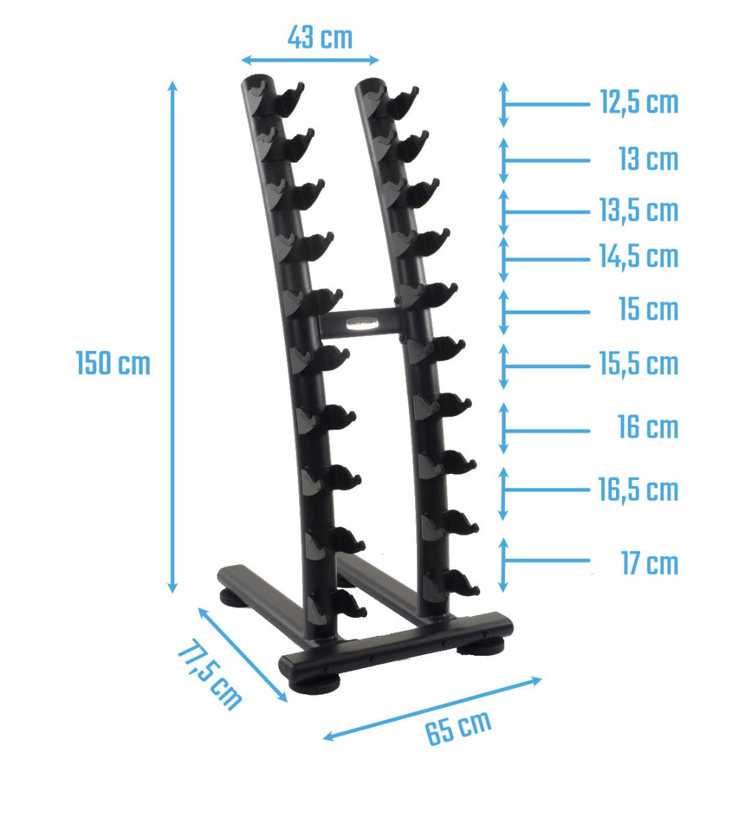 Upright Studio Dumbbell opbergrek - productafbeelding 4