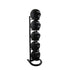 Muscle Power Opbergrek Powerbags & Wallballs Deluxe — 5 Plaatsen | Mat Zwart