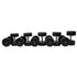 MP1012 Ronde rubber dumbbellset 22-40 kg - productafbeelding 4
