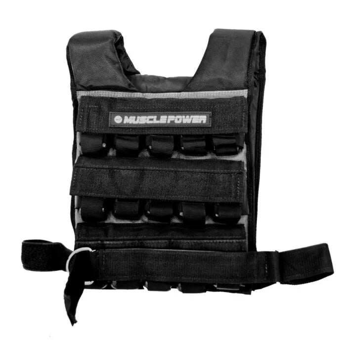 Muscle Power Gewichtsvest — 10, 20 of 30 kg | Verstelbaar