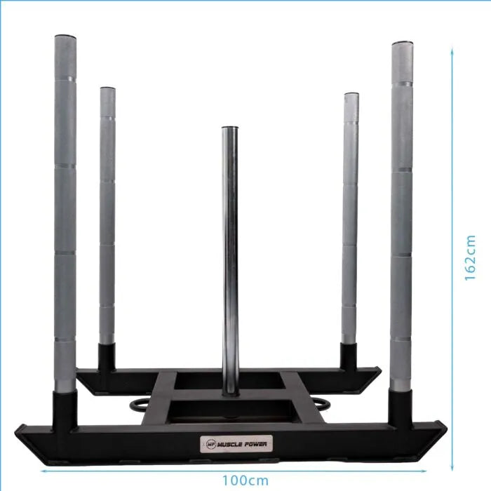 Muscle Power Competitie Sled — 50kg | 150+ kg Belastbaar | Hyrox & CrossFit