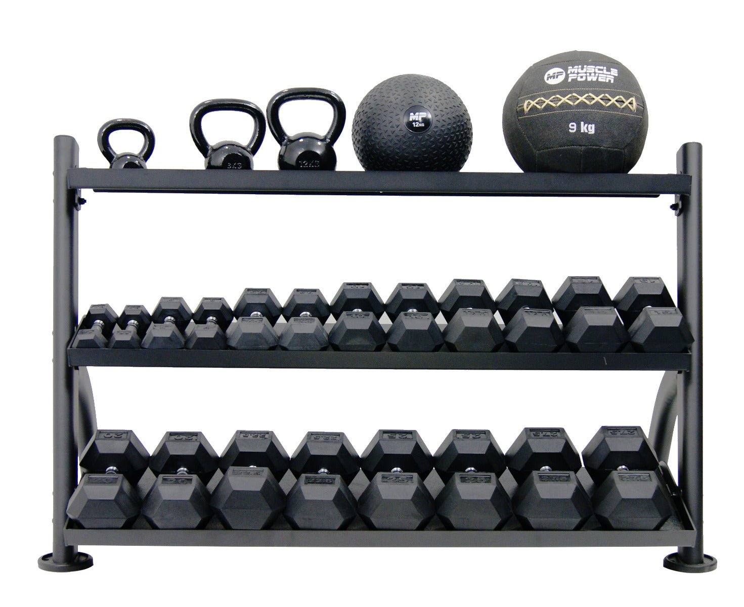 Opbergrek Studio voor Kettlebells en/of Dumbbells - productafbeelding 1