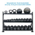 Muscle Power Studio Opbergrek — Kettlebells & Dumbbells | 3 Schappen