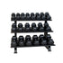 Muscle Power Dumbbellrek Heavy — 3 Laags | 132x110x80 cm