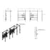 Muscle Power CrossFit Station Dubbel met Opslag Indoor — MP3809-INDOOR
