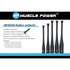 Muscle Power Rubber Clubbells — 4 t/m 12 kg | Rotationele Krachttraining