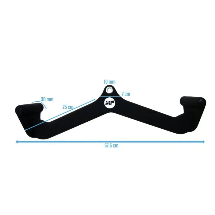 Muscle Power Foam Grip Medium — Lat Pulldown & Row Handvat | Kabeltoestel