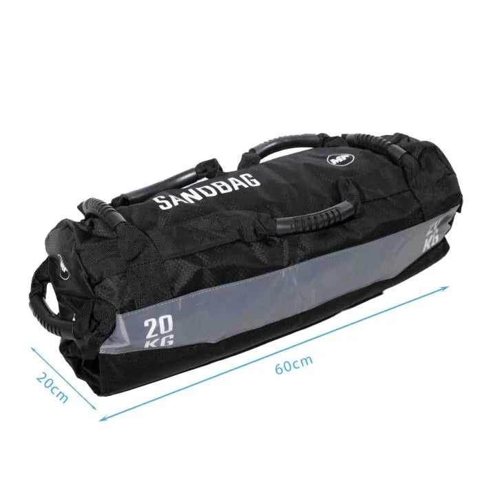 Muscle Power Competitie Sandbag 20 kg — 7 Handgrepen | HYROX
