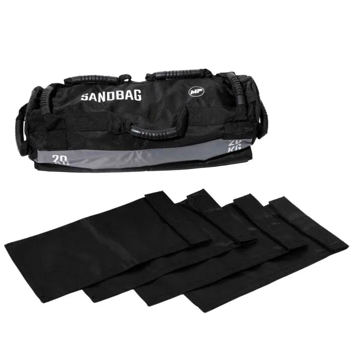 Muscle Power Competitie Sandbag 20 kg — 7 Handgrepen | HYROX