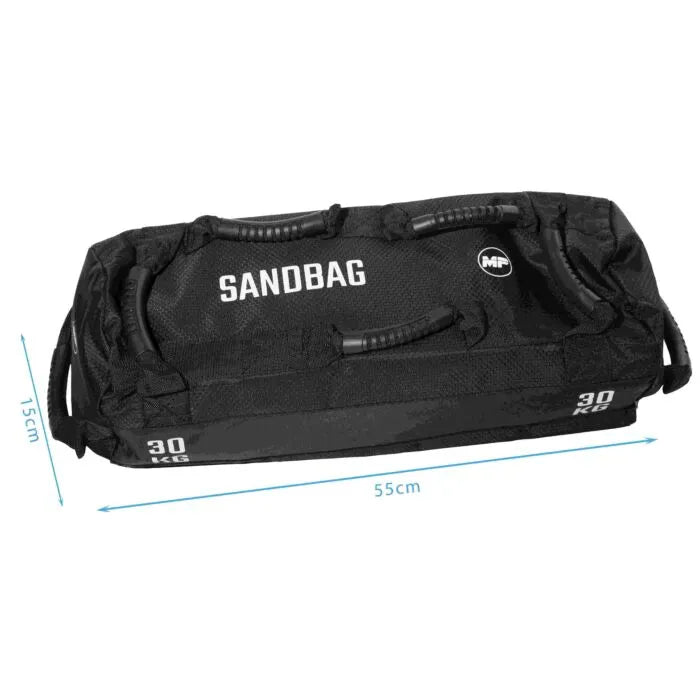 Muscle Power Competitie Sandbag 30 kg — 7 Handgrepen | HYROX