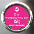Muscle Power Olympische Dames Halterstang — 15kg | 25mm