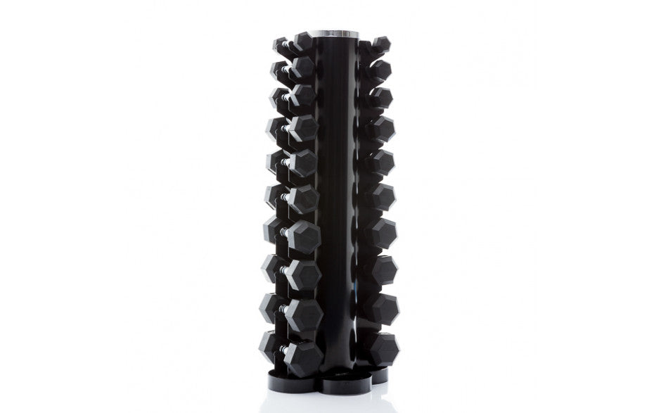 Hexa Dumbbellset 1 - 10 kg Inclusief Opbergtoren - productafbeelding 1