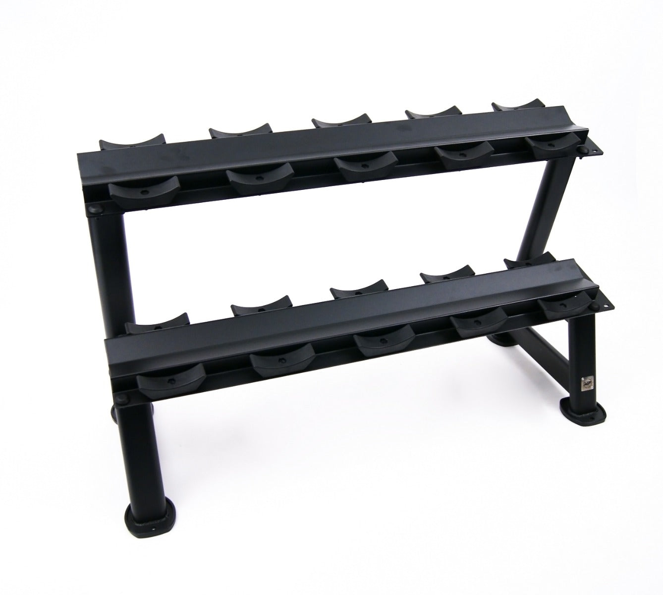 Dumbbellrek met aflegschalen voor 5 sets - productafbeelding 1