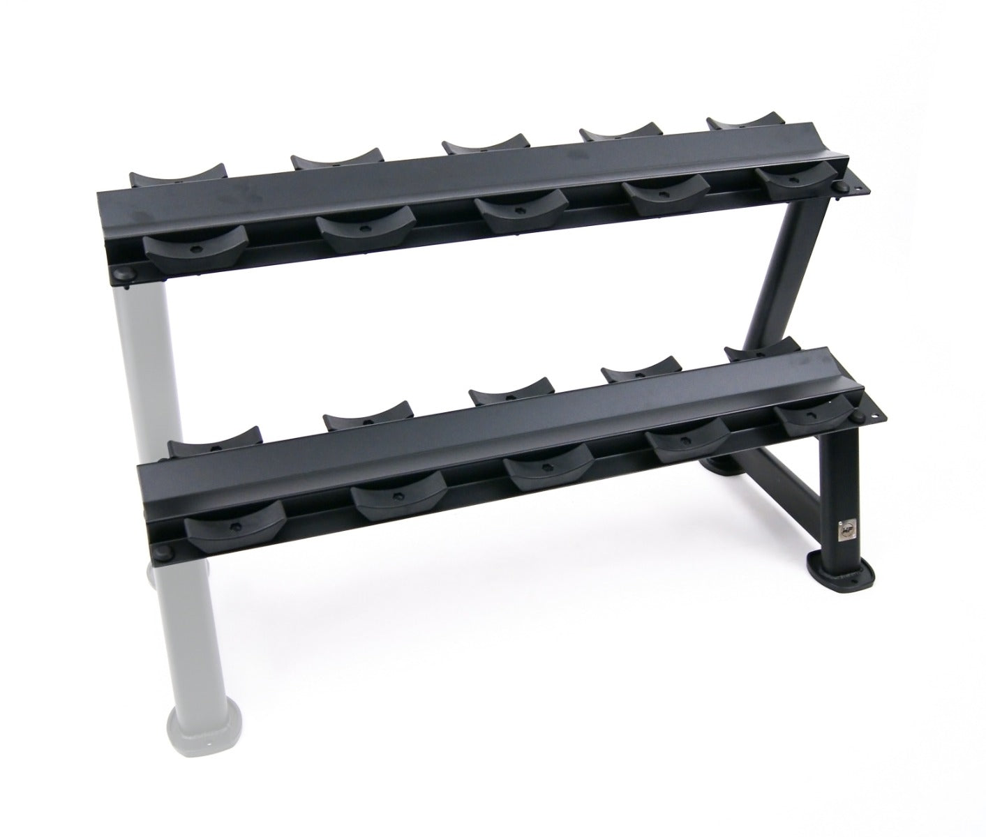 Uitbreiding Dumbbellrek met aflegschalen voor 5 sets - productafbeelding 1