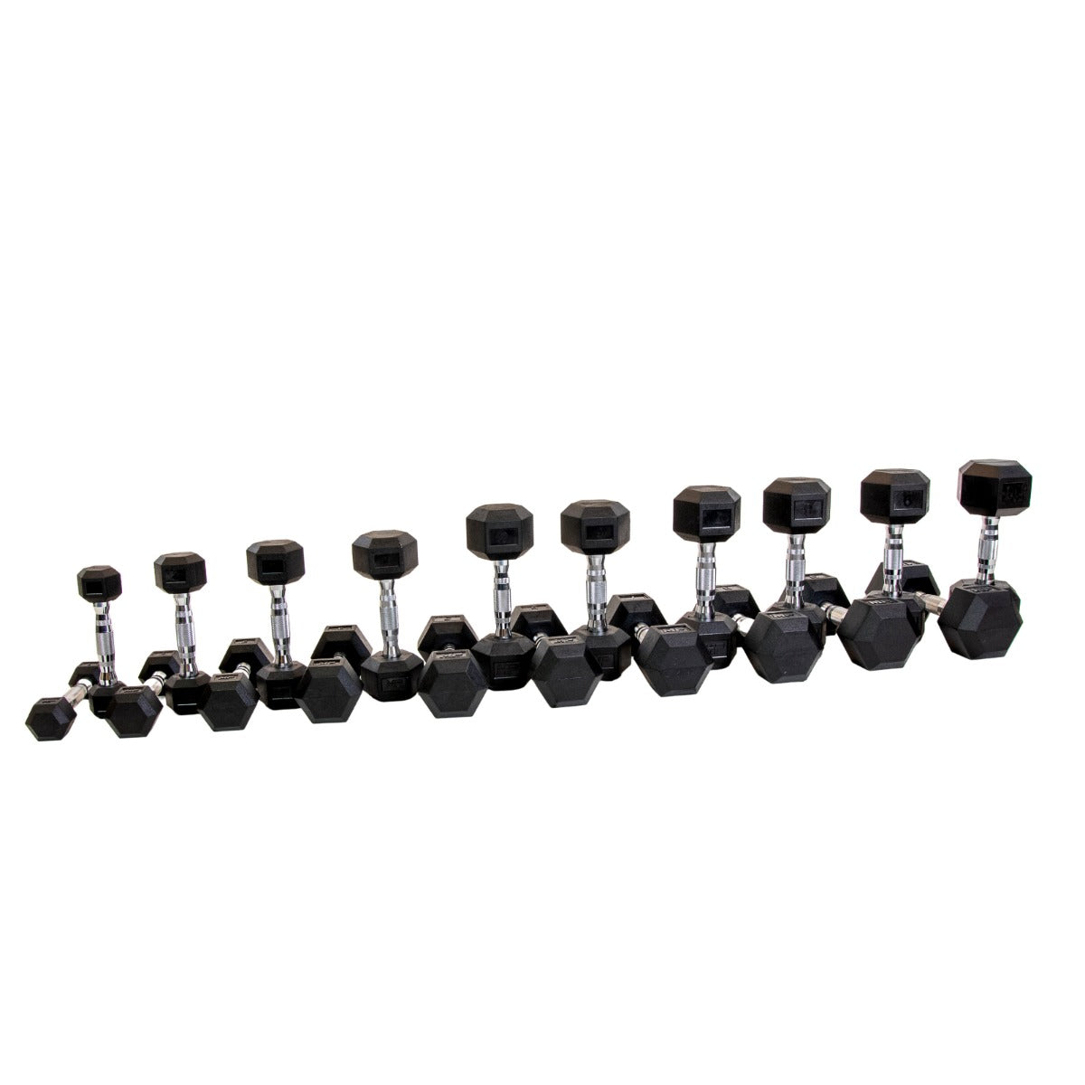 MPHEX300 Hexa Dumbbellset 1 -10 kg - productafbeelding 4