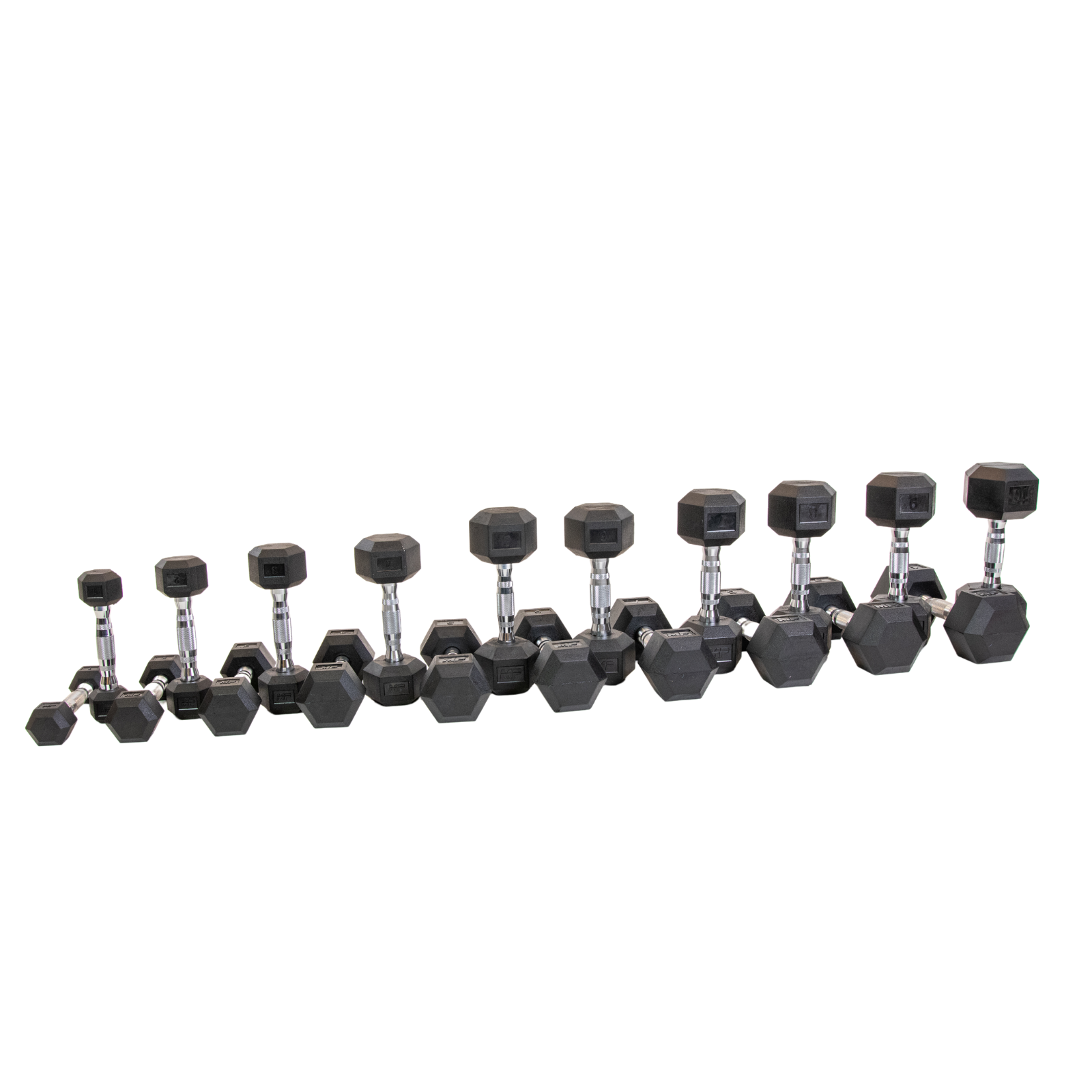 Hexa Dumbbellset 1 - 10 kg Inclusief Opbergtoren - productafbeelding 3