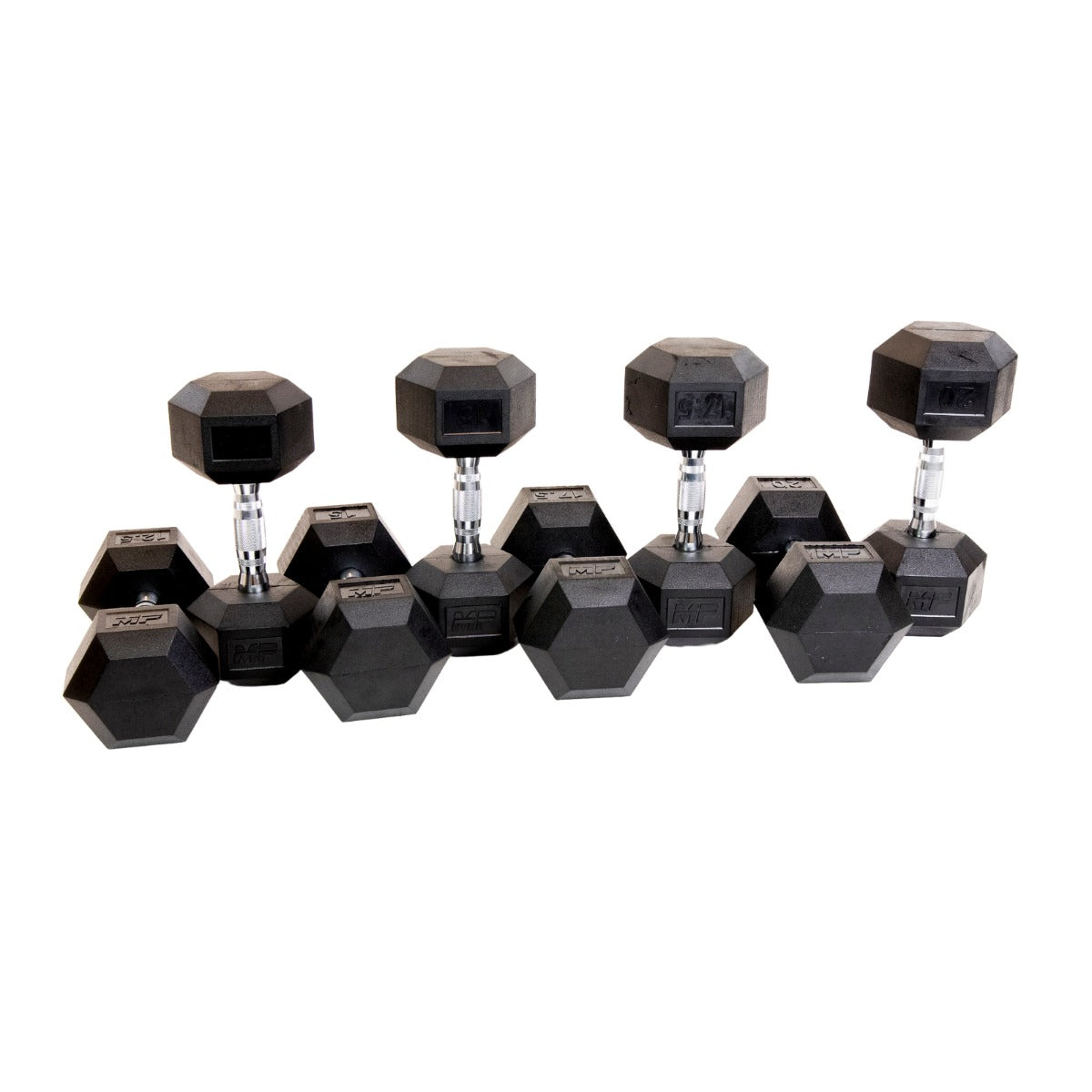 MPHEX300 Hexa voordeel Dumbbellset 12.5 - 20 kg - productafbeelding 3