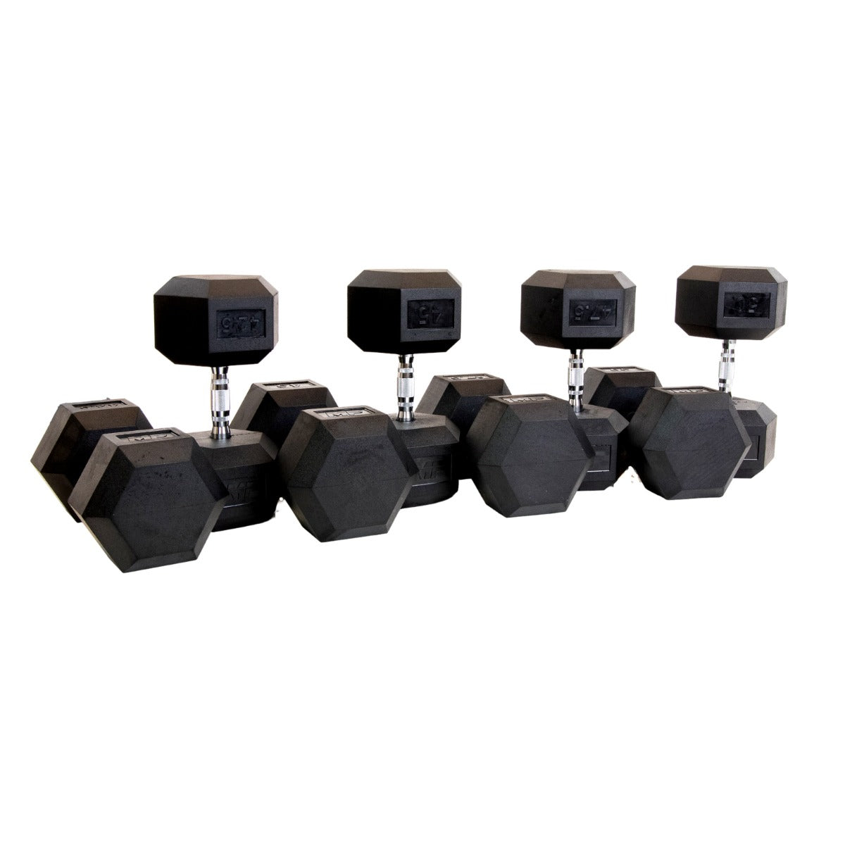 MPHEX300 Hexa voordeel Dumbbellset: 42.5 - 50 kg - productafbeelding 2
